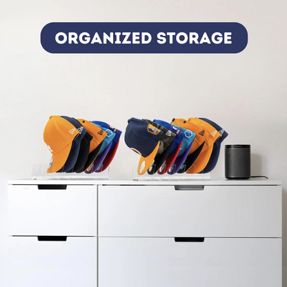 "CapClear 7-Slot Baseball Cap Organizer"