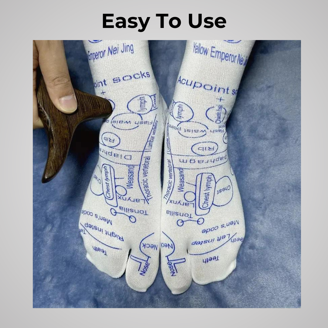 Soothing Steps: Acupressure Foot Massager Socks