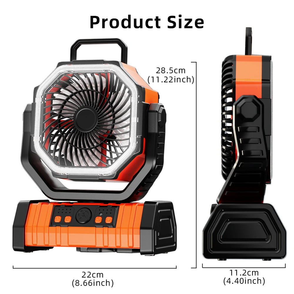 Rechargeable Portable Camping Fan