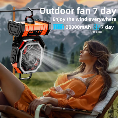 Rechargeable Portable Camping Fan