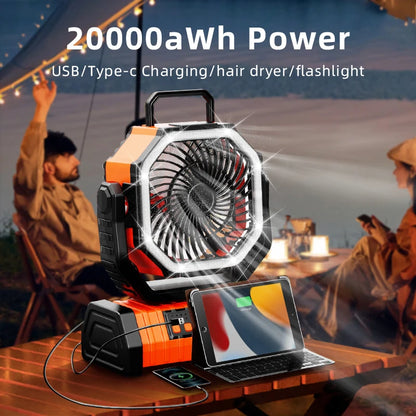 Rechargeable Portable Camping Fan