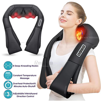 RelaxU™ Heated Shiatsu Neck & Body Massager