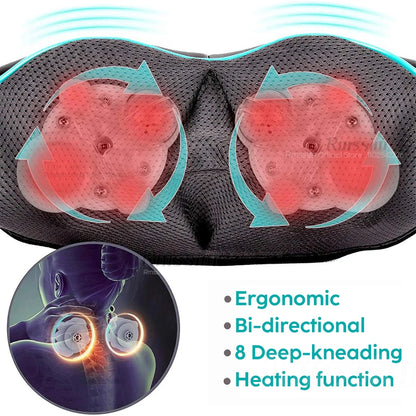 RelaxU™ Heated Shiatsu Neck & Body Massager