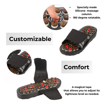 ReflexSoothe: Acupuncture Therapy Foot Massager Slippers