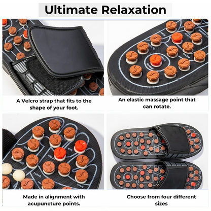 ReflexSoothe: Acupuncture Therapy Foot Massager Slippers