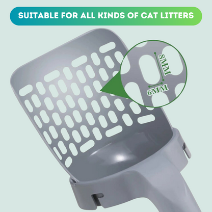 "Self-Cleaning Cat Litter Scoop & Refill Bags"