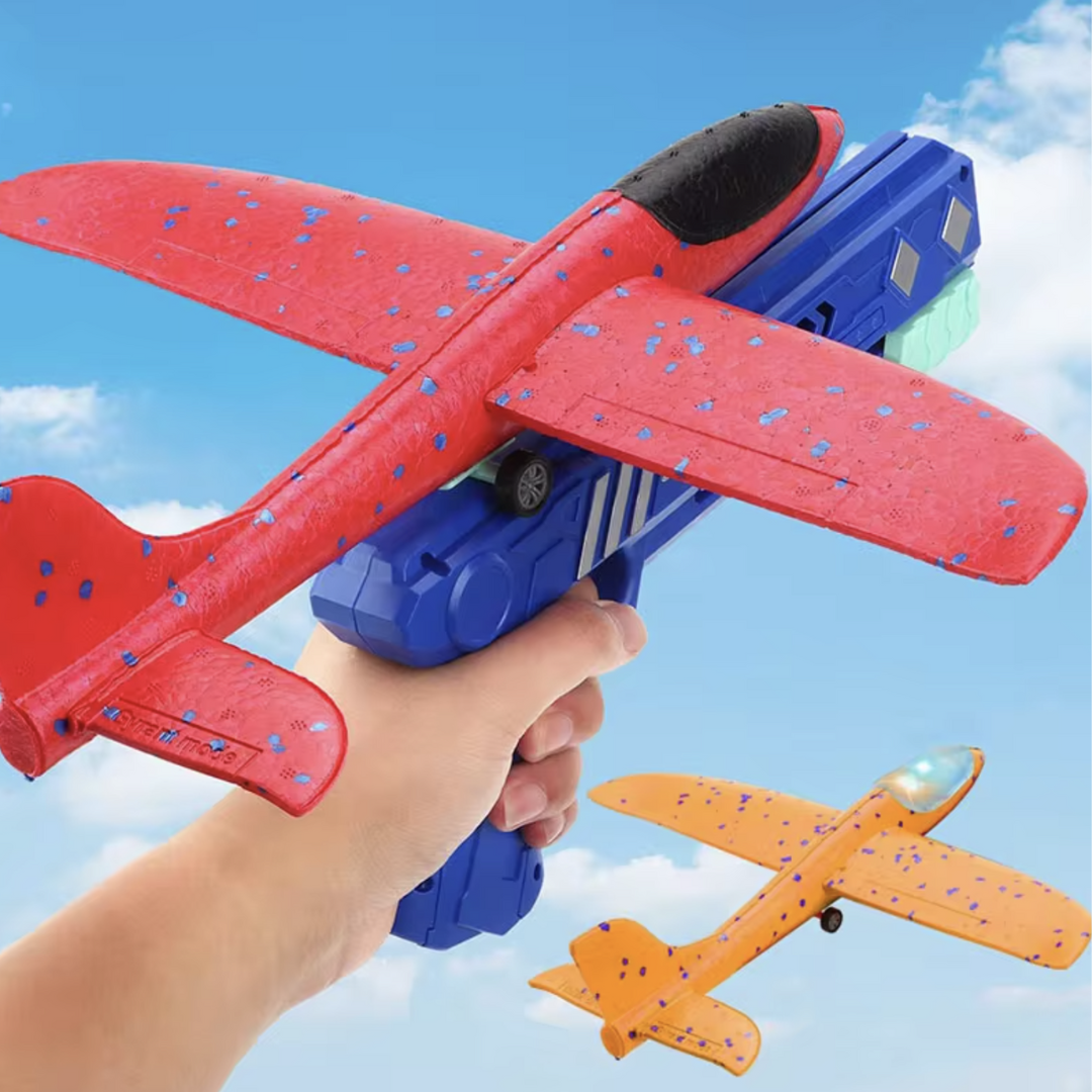 "Launch & Fly: 10M Foam Plane Glider Toy for Kids"